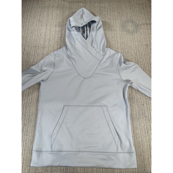 Indyeva Woman’s Light Blue Hooded Sweatshirt Size Small Sustainable Material - Picture 2 of 12